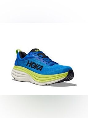 HOKA Bondi 8 Wide Goblin Blue Mens Running Shoes Size 10.5 2E